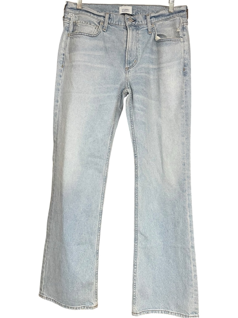 Citizens of Humanity Genova Low Rise Boot Jeans Light Blue